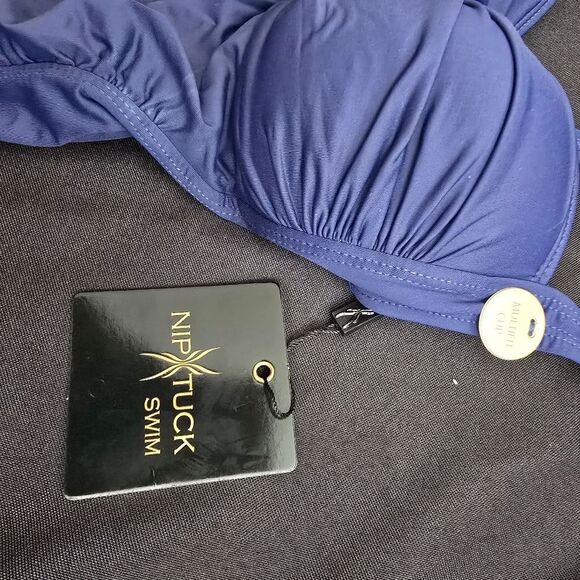 NipTuck Navy Blue One-Piece Swimsuit - Picture 8 of 8